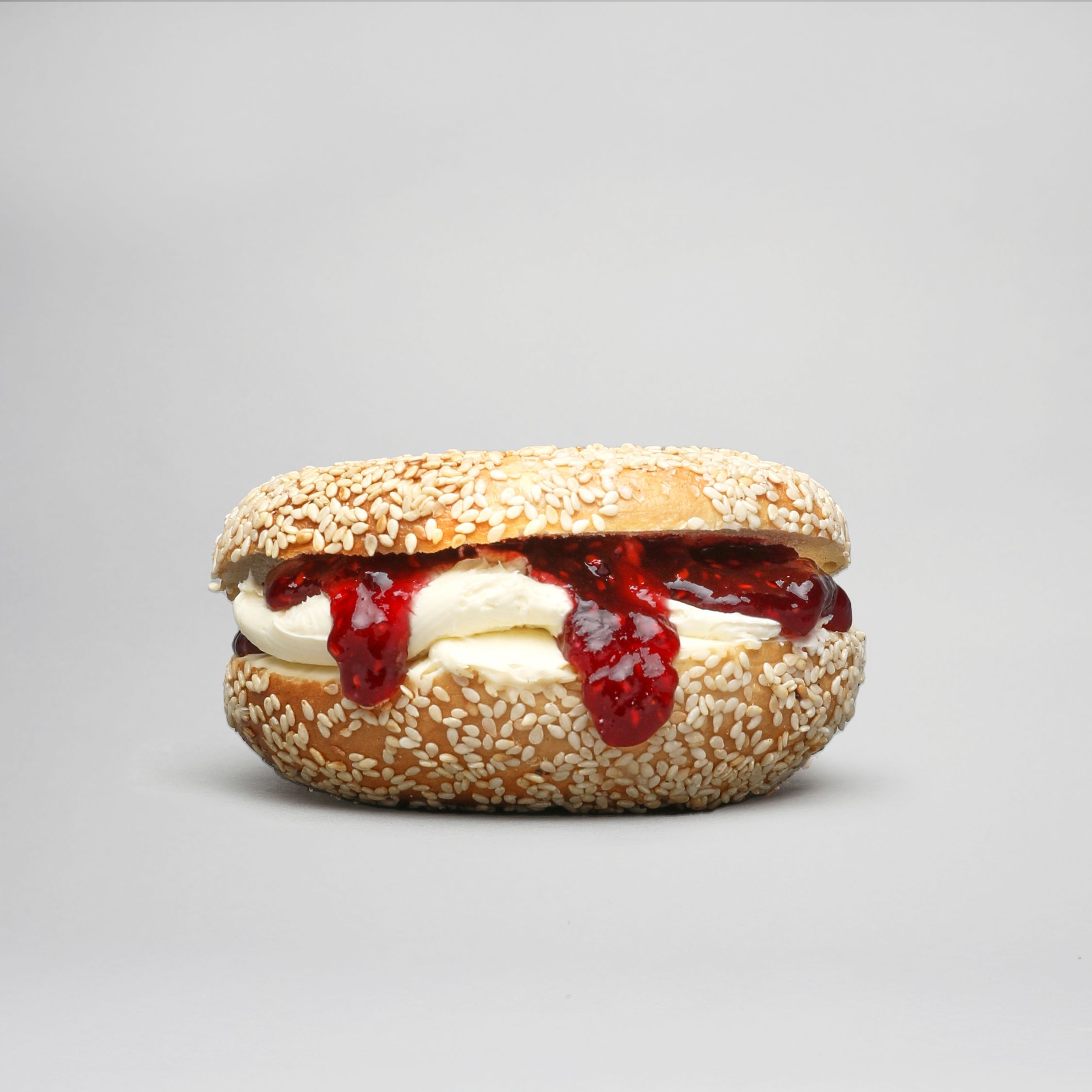 Crunchy Peanut Butter & Raspberry Jam